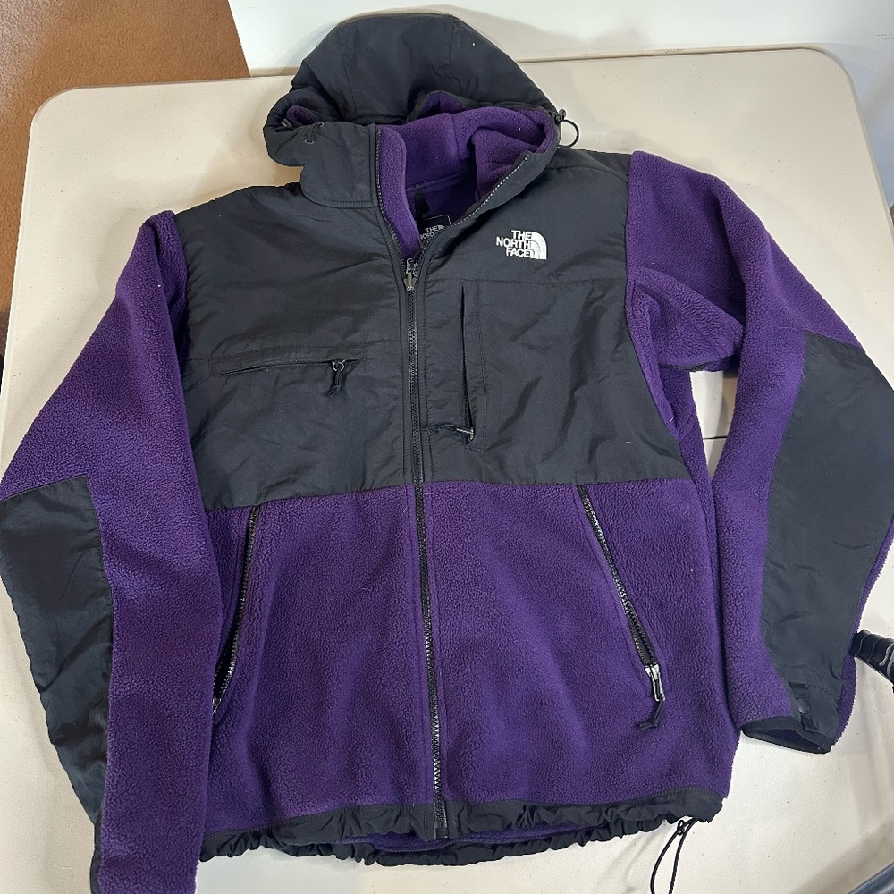 The North Face - Denali Shell and Fleece Jacket w/Hood - Men's Small Purple